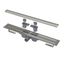 Душевой лоток Alcaplast APZ1SMART-LINE-650 с решеткой Хром