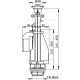 Сливная арматура Alcaplast A08A Белая