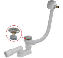 Слив-перелив Alcaplast A508CKM Click-Clack Хром
