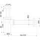 Сифон для раковины Boheme 609-MW Белый