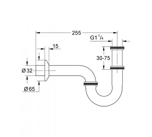 Сифон для раковины Grohe 28947000 Хром