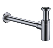 Сифон для раковины WasserKRAFT A093 Хром матовый