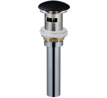 Донный клапан WeltWasser WW PP MT-BL 10000003732 click-clack Черный матовый