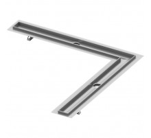 Душевой лоток Tece Drainline 120x120 611200 угловой без крышки