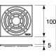 Трап для душа Tece Drainpoint 120 KDP-S120 с решеткой Хром