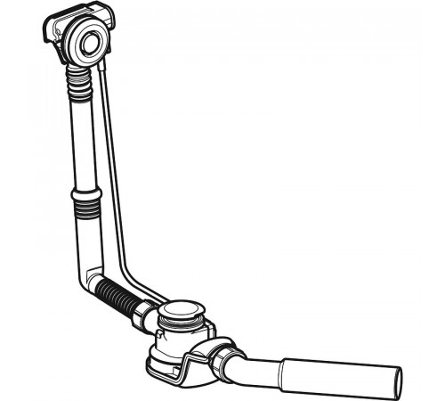 Слив-перелив для ванны Geberit 150.755.21.6 (150.758.21.1) Хром