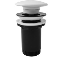 Донный клапан Rav Slezak MD0485CMAT click-clack Черный матовый