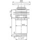 Донный клапан Rav Slezak MD0485SM click-clack Бронза