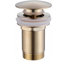 Донный клапан Abber AF0009G click-clack Золото матовое