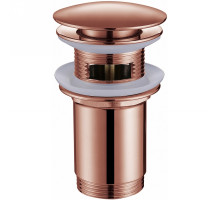 Донный клапан Abber AF0010MRG click-clack Розовое золото матовое