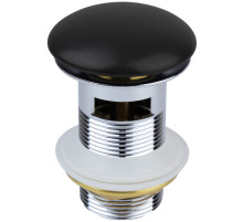 Донный клапан Bronze de Luxe 1001/1B click-clack Черный