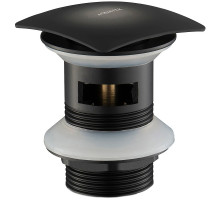 Донный клапан Aquatek AQ6004MB click-clack Черный матовый