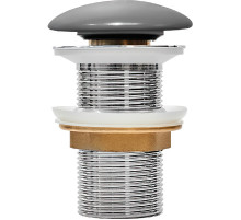 Донный клапан Iddis Optima Home OPHGM00i88 click-clack Серый матовый