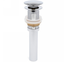 Донный клапан AQUAme AQM7001-0 click-clack Хром