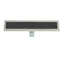 Душевой лоток ALMAes Laguna 70 LG70BL с Черной решеткой
