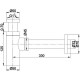 Сифон для раковины Omnires A186GL Золото