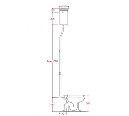 Сливная арматура Artceram Hermitag HEA006 73 Золото