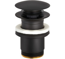 Донный клапан Kludi 1042639-00 click-clack Черный матовый