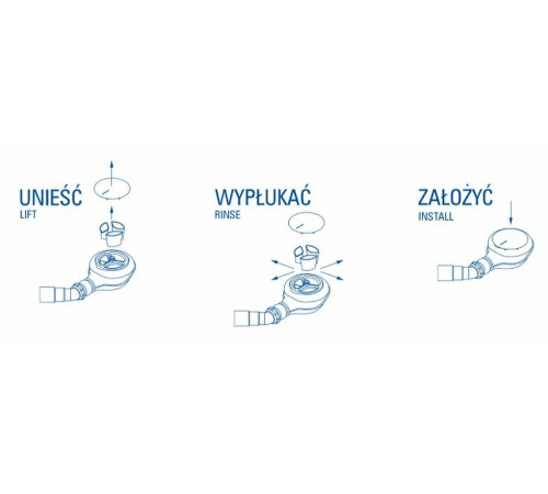 Сифон для душевого поддона Deante NHC_029C Хром