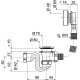 Слив-перелив Wirquin SB600 30717569 полуавтомат Хром