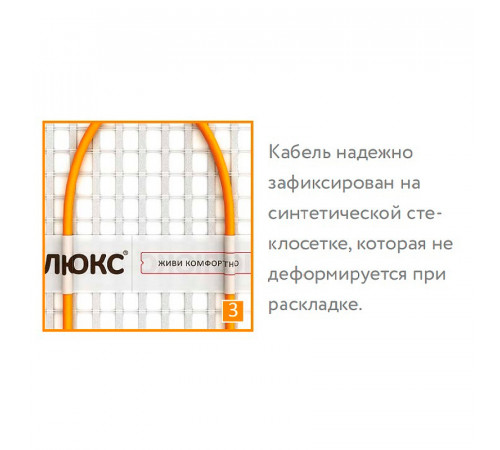 Теплый пол Теплолюкс Tropix МНН 80 Вт - 0,5 кв.м 100035705800 без терморегулятора