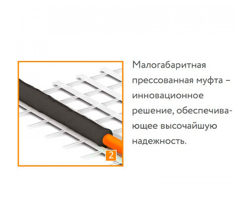 Теплый пол Теплолюкс ProfiMat 2700 Вт - 15,0 кв.м 100035719100 без терморегулятора