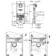 Инсталляция Grohe Rapid SLX 39596000 для унитаза без клавиши