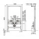 Инсталляция WeltWasser WW Amberg 500 BD 10000005536 для биде Черная