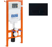 Инсталляция BelBagno BB002-80/BB012-MR-NERO.M с Черной матовой клавишей смыва