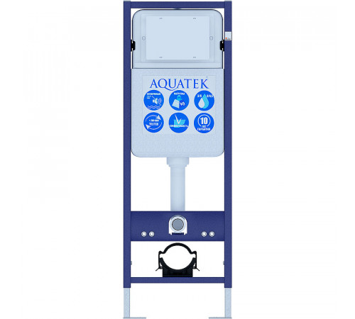 Инсталляция Aquatek Standart 37 INS-0000017 для унитаза без клавиши смыва