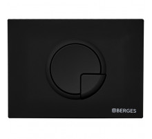 Клавиша смыва Berges Novum R5 040025 Черная