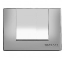 Клавиша смыва Berges Novum S2 040042 Хром матовый
