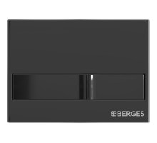 Клавиша смыва Berges Novum L6 040016 Черный глянец