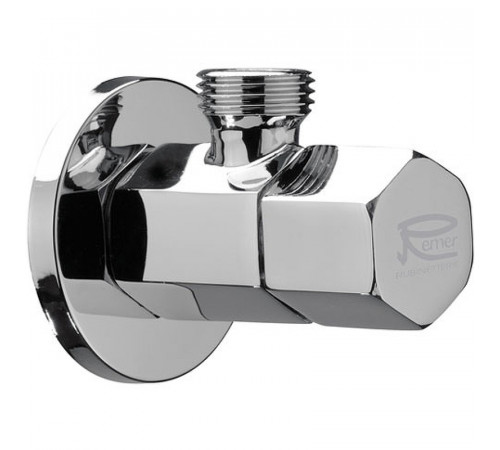 Запорный вентиль Remer 128E1210 Хром Запорный вентиль Remer 128E1210 Хром