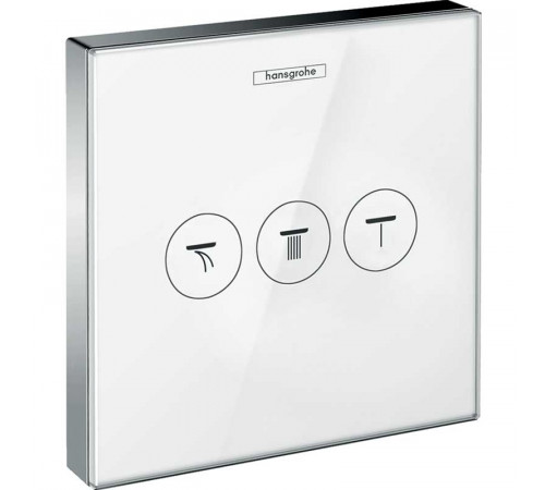 Переключатель потоков Hansgrohe ShowerSelect 15736400 Хром Белый