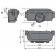 Гидрозатвор Alcaplast P065-ND для душевого лотка комбинированный Серый