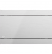 Клавиша смыва Alcaplast Flat Inox FUN-INOX Хром