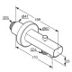 Излив для смесителя Kludi MX 1350105 Хром