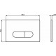 Клавиша смыва Ideal Standard Oleas R0116AA Хром