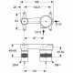 Скрытая часть для смесителя Ideal Standard Built-in A5948NU Бронза