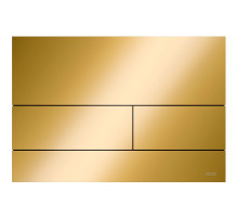 Клавиша смыва Tece Square II 9240839 для унитаза PVD Polished Gold Optic