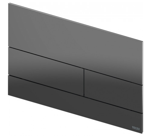 Клавиша смыва Tece Square II 9240837 для унитаза PVD Polished Black Chrome