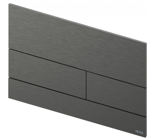 Клавиша смыва Tece Square II 9240846 (9240836) для унитаза PVD Brushed Black Chrome