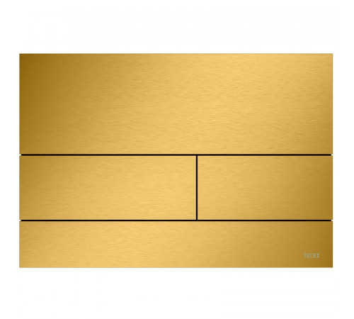 Клавиша смыва Tece Square II 9240847 (9240838) для унитаза PVD Brushed Gold Optic