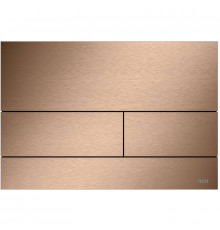 Клавиша смыва Tece Square II 9240848 (9240840) для унитаза PVD Brushed Red Gold