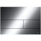 Клавиша смыва Tece Square II 9240837 для унитаза PVD Polished Black Chrome