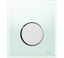 Клавиша смыва Tece Loop Urinal Glass 9242653 для писсуара Зеленая Хром глянцевый