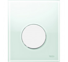 Клавиша смыва Tece Loop Urinal Glass 9242651 для писсуара Зеленая Белая