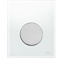 Клавиша смыва Tece Loop Urinal Glass 9242659 для писсуара Белая Хром матовый