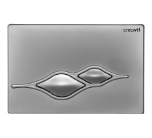 Клавиша смыва Creavit Ufo GP1002.00 Серая матовая